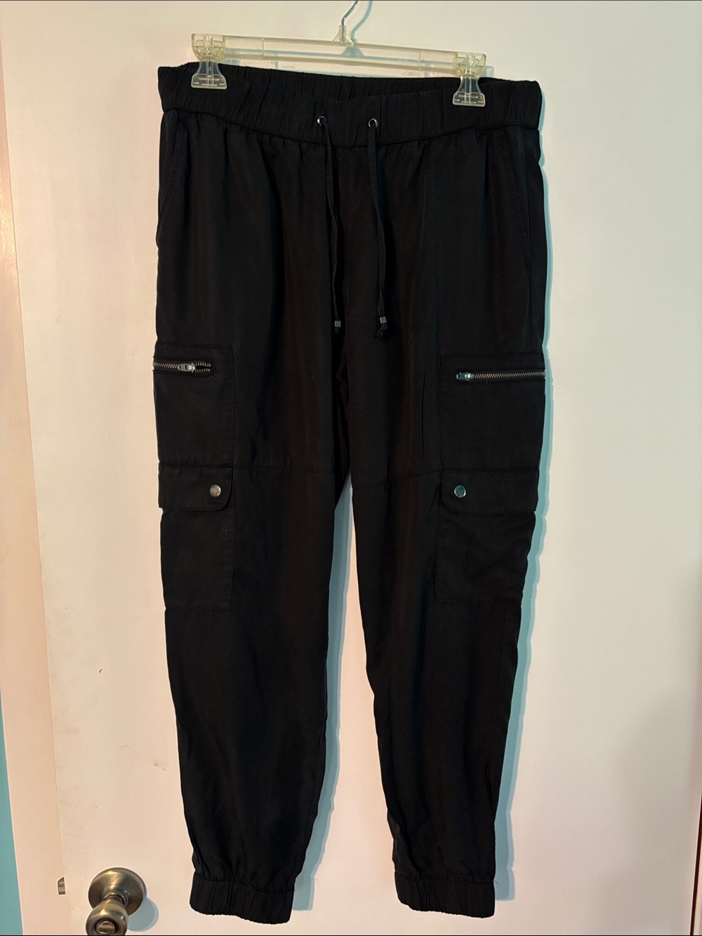 Banana Republic Black Cargo Jogger Pants - Casual Comfort